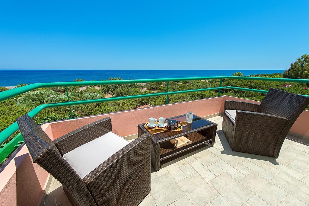 Beachfront Villa Rhodes Seashell Gennadi Exterior photo